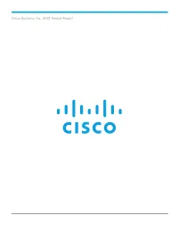Cisco Systems, Inc. 2015 Annual Report
