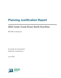 Planning Justification Report