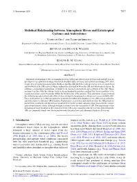 Statistical Relationship Between Atmospheric Rivers and Extratropical Cyclones and Anticyclones