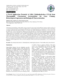 A Novel Application Potential of GH6 Cellobiohydrolase Ctcel6 From