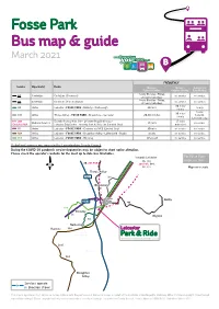 Fosse Park Bus Map & Guide March 2021 B