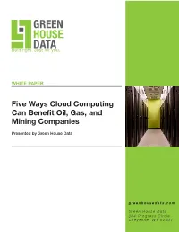 GREEN HOUSE DATA Introduction