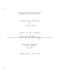Bulletin Board System (BBS) for a VAX/VMS Multi-User Environment