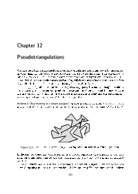 Chapter 12 Pseudotriangulations