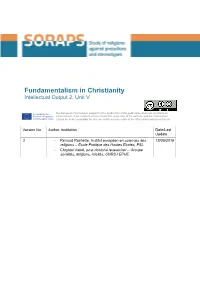 Io2unit5 Christian Fundamentalisms (Reading)