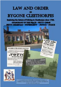 Law and Order Bygone Cleethorpes