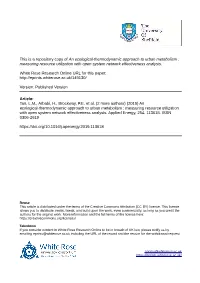 Measuring Resource Utilization with Open System Network Effectiveness Analysis