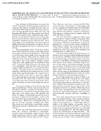 MORPHOLOGY of LARGE VOLCANO BUILDING FLOWS on VENUS: EXAMPLES from SIF, GULA and KUNAPIPI MONTES. J. E. Guest1 and E. R. Stofan1