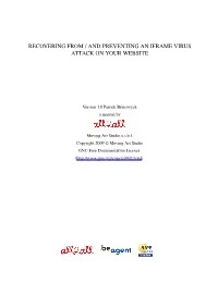 Removing an Iframe Virus