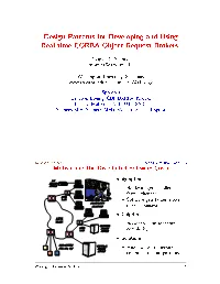 Design Patterns for Developing and Using Real-Time CORBA Object Request Brokers