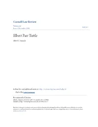 Elbert Parr Tuttle Alfred C