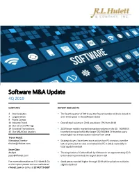 FB M&A Update