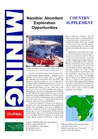 Mining Journal Supplement in October 1992