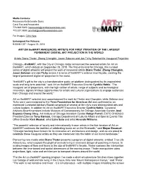 ART on Themart ANNOUNCES ARTISTS for FIRST ITERATION of the LARGEST PERMANENT DIGITAL ART PROJECTION in the WORLD