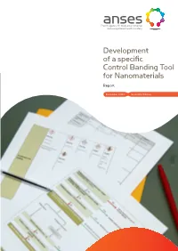 Development of a Specific Control Banding Tool for Nanomaterials Report