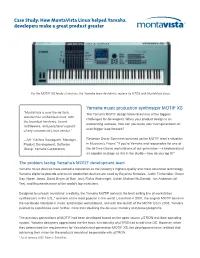 Yamaha Developers Make a Great Product Greater