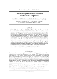 Condition-Dependent Sexual Selection Can Accelerate Adaptation