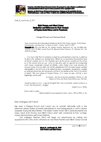 Erich Fromm and Albert Camus Similarities and Differences in Their Analysis of Psycho-Social Illness and Its Treatment