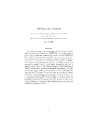 Protein Data Analysis