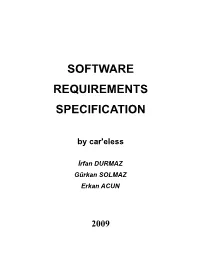 Software Requirements Specification