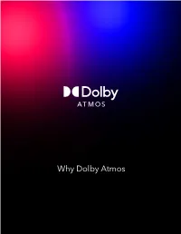 Why Dolby Atmos" Whitepaper