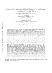 Hypercomplex Algebras and Their Application to the Mathematical