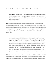 Masters of Scale Episode 10 - the Next Silicon Valley Is ? Episode Transcript ​ ​ ​ ​ ​ ​ ​ ​ ​ ​ ​ ​ ​ ​ ​ ​ ​ ​ ​ ​ … ​ ​ ​ ​