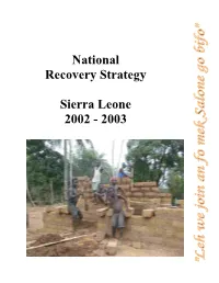 Summary of Recovery Requirements (Us$)