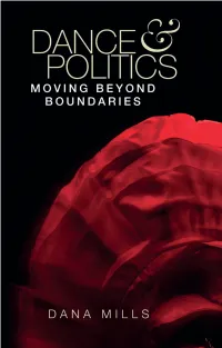 Dance and Politics: Moving Beyond Boundaries