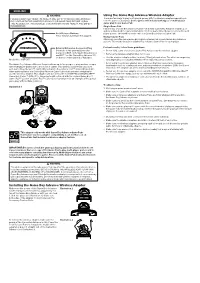 Installing the Game Boy Advance Wireless Adapter Using the Game