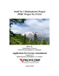 Swift No. 1 Hydroelectric Project FERC Project No. P-2111