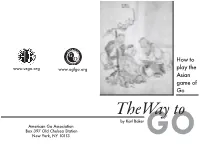 The Way to Go Is a Copyrighted Work