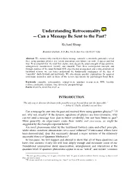 Understanding Retrocausality -- Can a Message Be Sent to the Past?