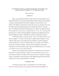 1 PATTERNS of MONTOYA GROUP DEPOSITION, DIAGENESIS, and RESERVOIR DEVELOPMENT in the PERMIAN BASIN Rebecca H. Jones ABSTRACT
