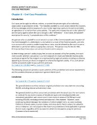 Chapter 6 – Civil Case Procedures