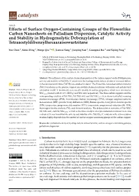 Effects of Surface Oxygen-Containing Groups of the Flowerlike Carbon