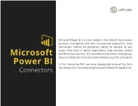 Microsoft Power BI Is a Clear Leader in the Field of Cloud-Based Business Intelligence and Data Visualization Ecosystem
