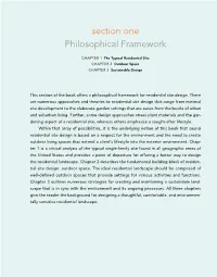 Section One Philosophical Framework
