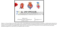 A Practical Guide to Petitioning for a Grant of Arms’