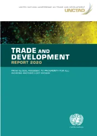 Trade and Development Report 2020
