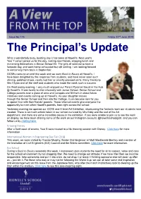The Principal's Update