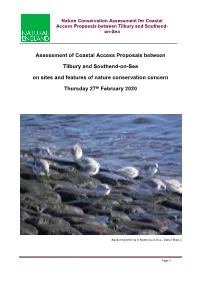 Tilbury to Southend-On-Sea Nature Conservation Assessment