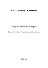 A Dictionary of Borges