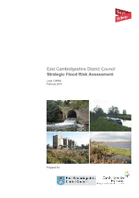 East Cambridgeshire District Council Strategic Flood Risk Assessment