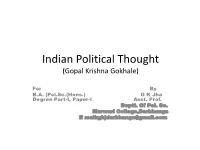 Gopal Krishna Gokhale)