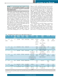 NUTM1 Is a Recurrent Fusion Gene Partner in B-Cell Precursor Acute