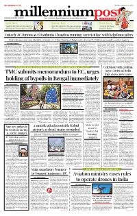 TMC Submits Memorandum to EC, Urges Holding of Bypolls in Bengal