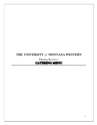 To View Our Menu (PDF)