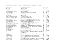 NORTH COUNTY's CHANNEL: OCEANSIDE REPORT NUMBER - 1983 to 2018