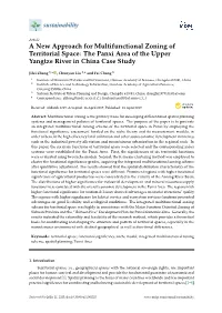 A New Approach for Multifunctional Zoning of Territorial Space: the Panxi Area of the Upper Yangtze River in China Case Study